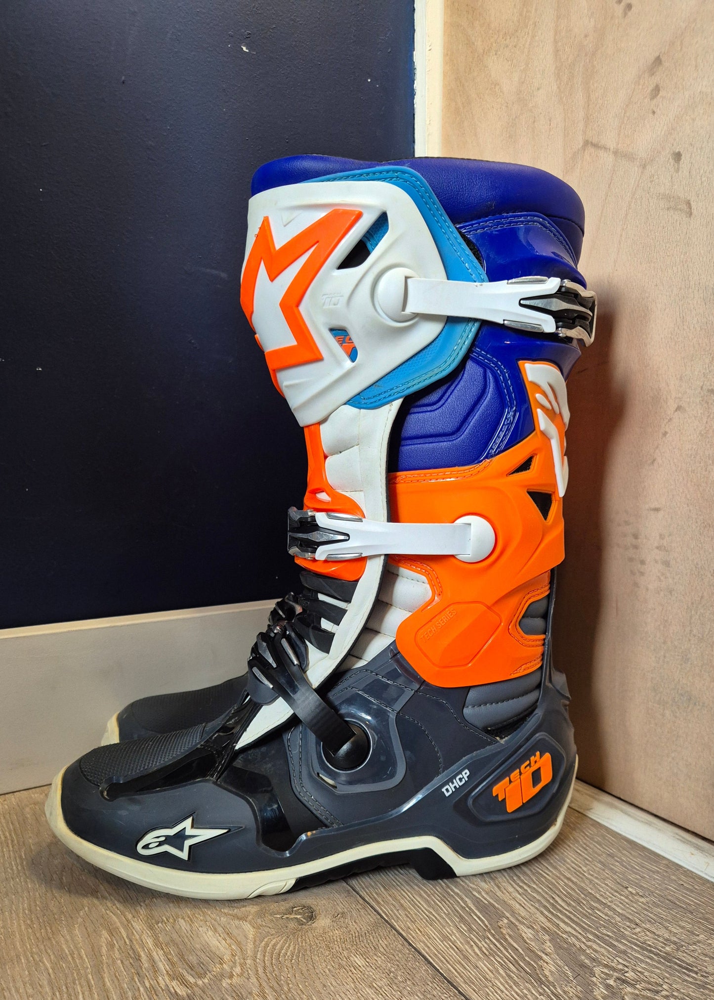 Alpinestars Tech 10 - Grey/White/Blue/Orange - UK8