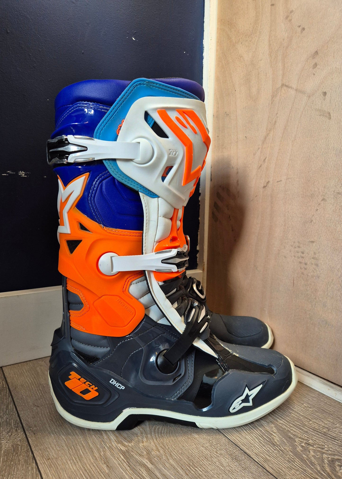 Alpinestars Tech 10 - Grey/White/Blue/Orange - UK8