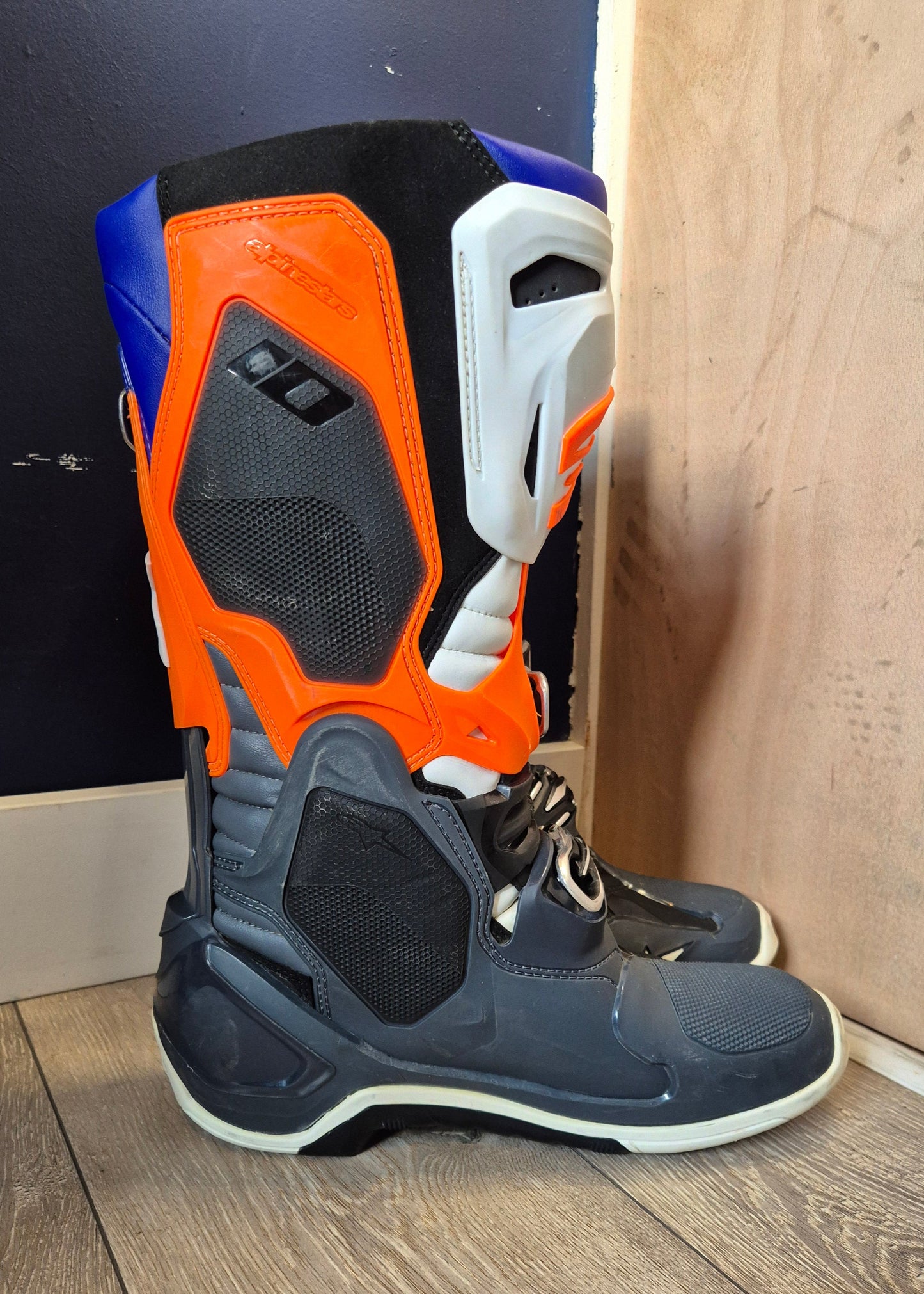 Alpinestars Tech 10 - Grey/White/Blue/Orange - UK8