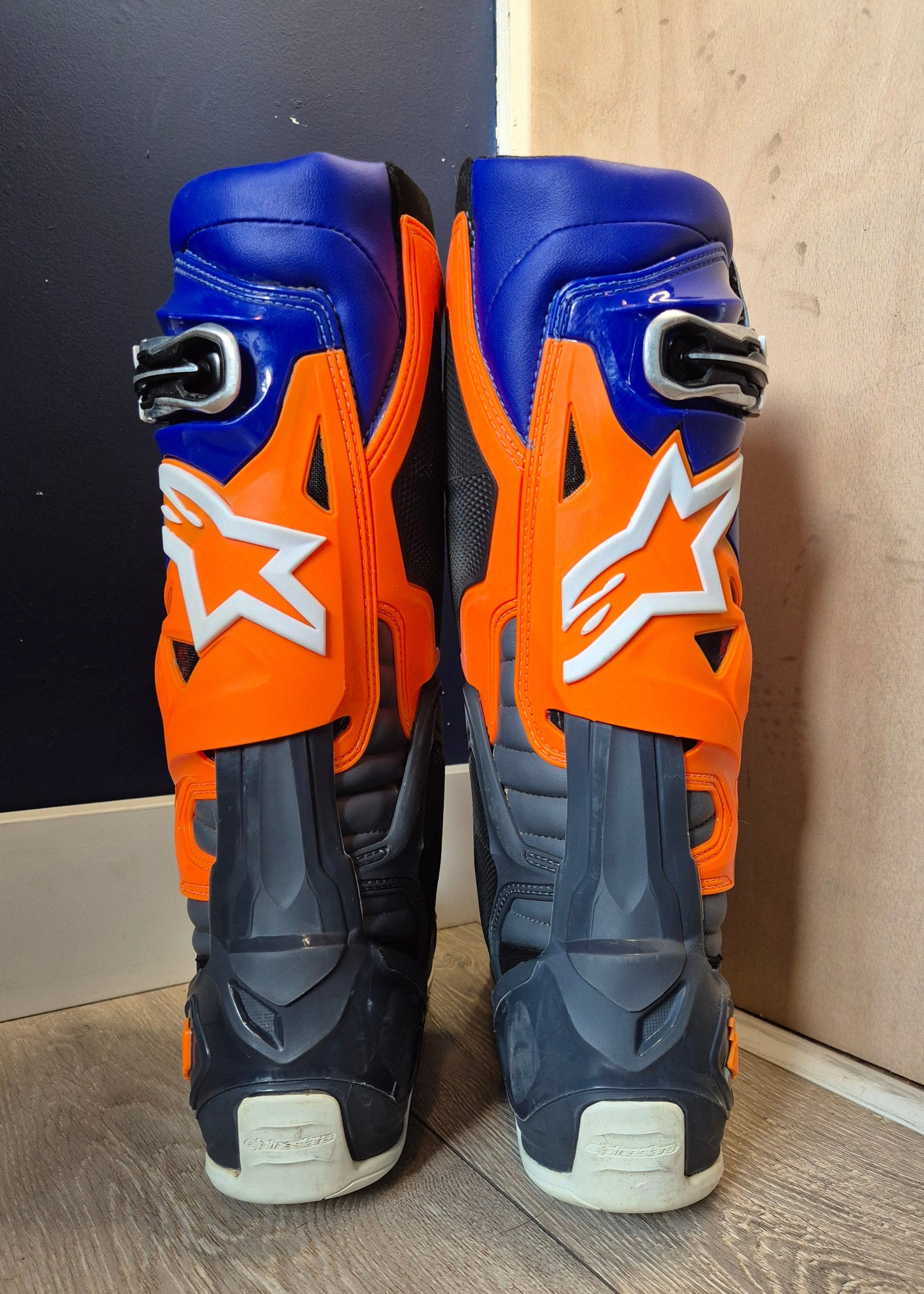 Alpinestars Tech 10 - Grey/White/Blue/Orange - UK8