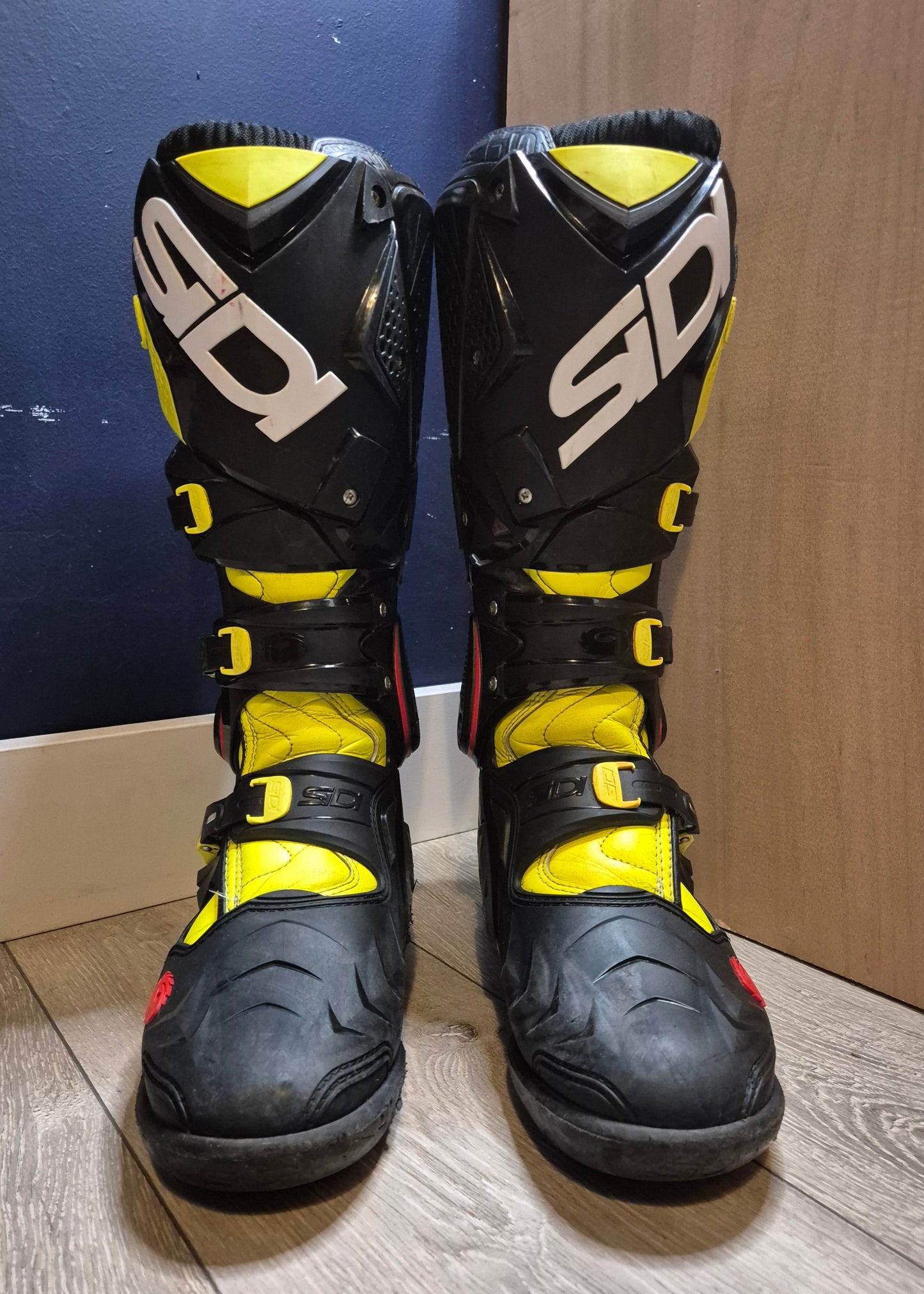 Sidi Crossfire - Black/Yellow - UK10.5
