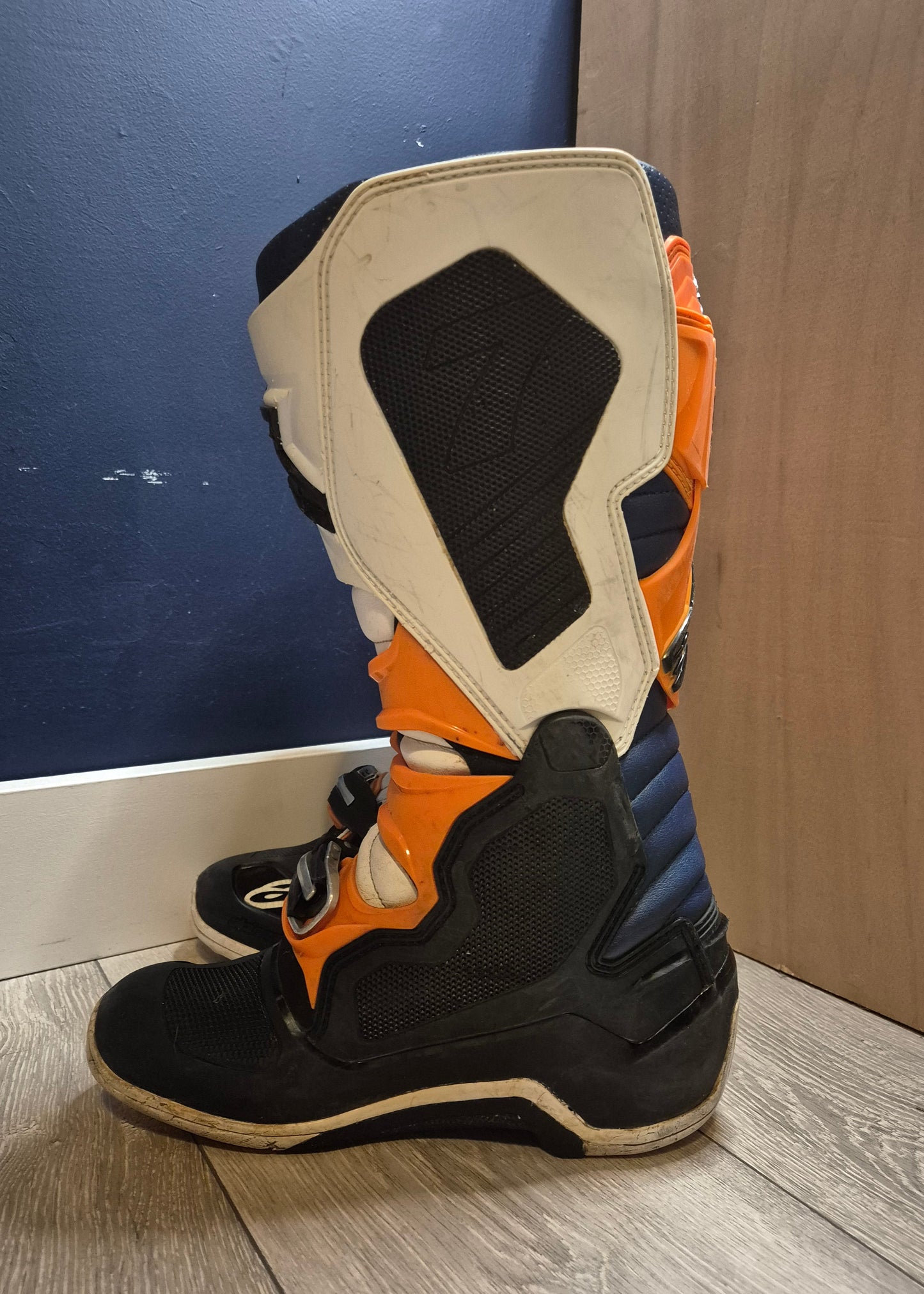 Alpinestars Tech7 - Black/White/Orange - UK7