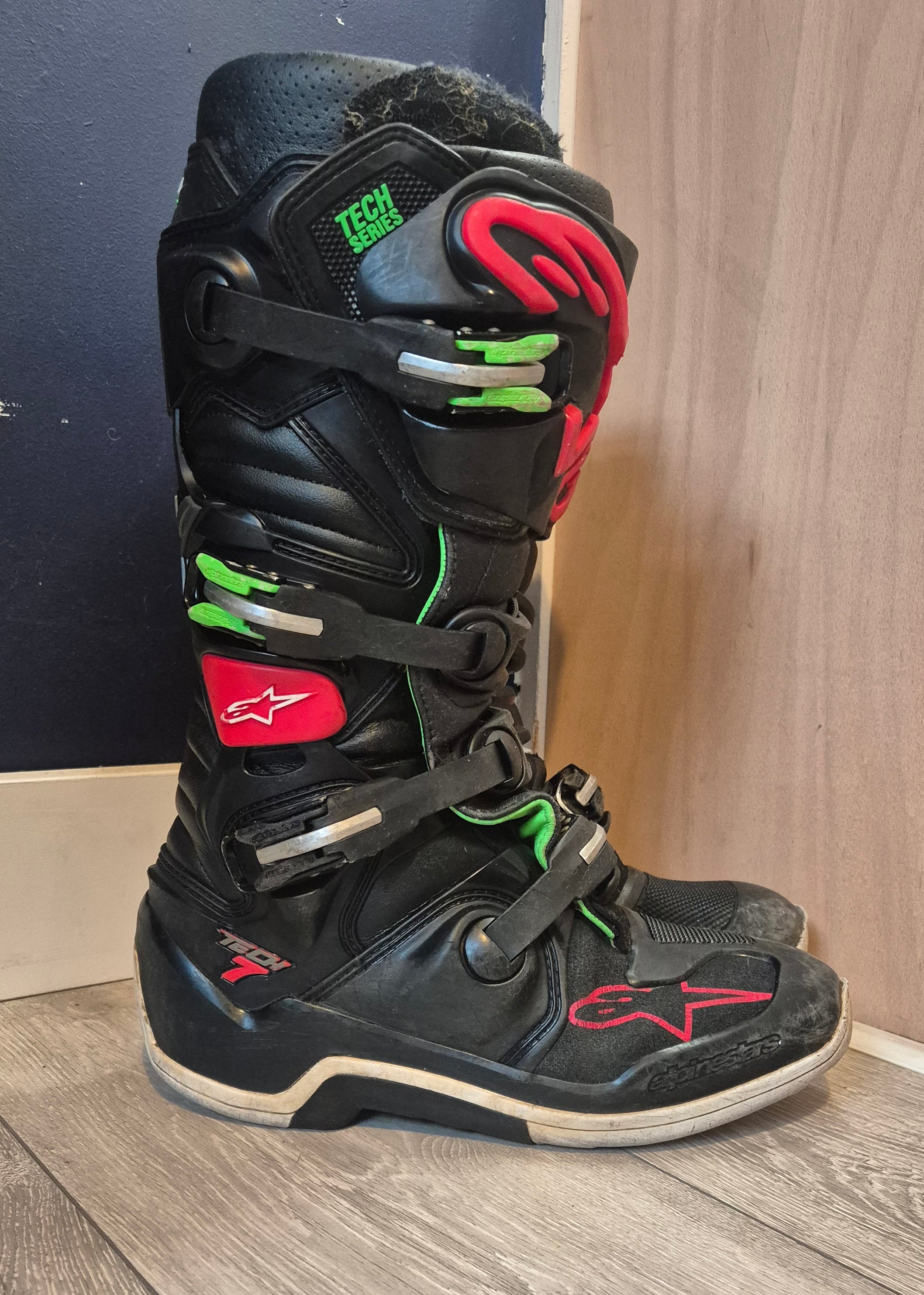 Alpinestars Tech7 - Black/Black- UK9 – Second Moto