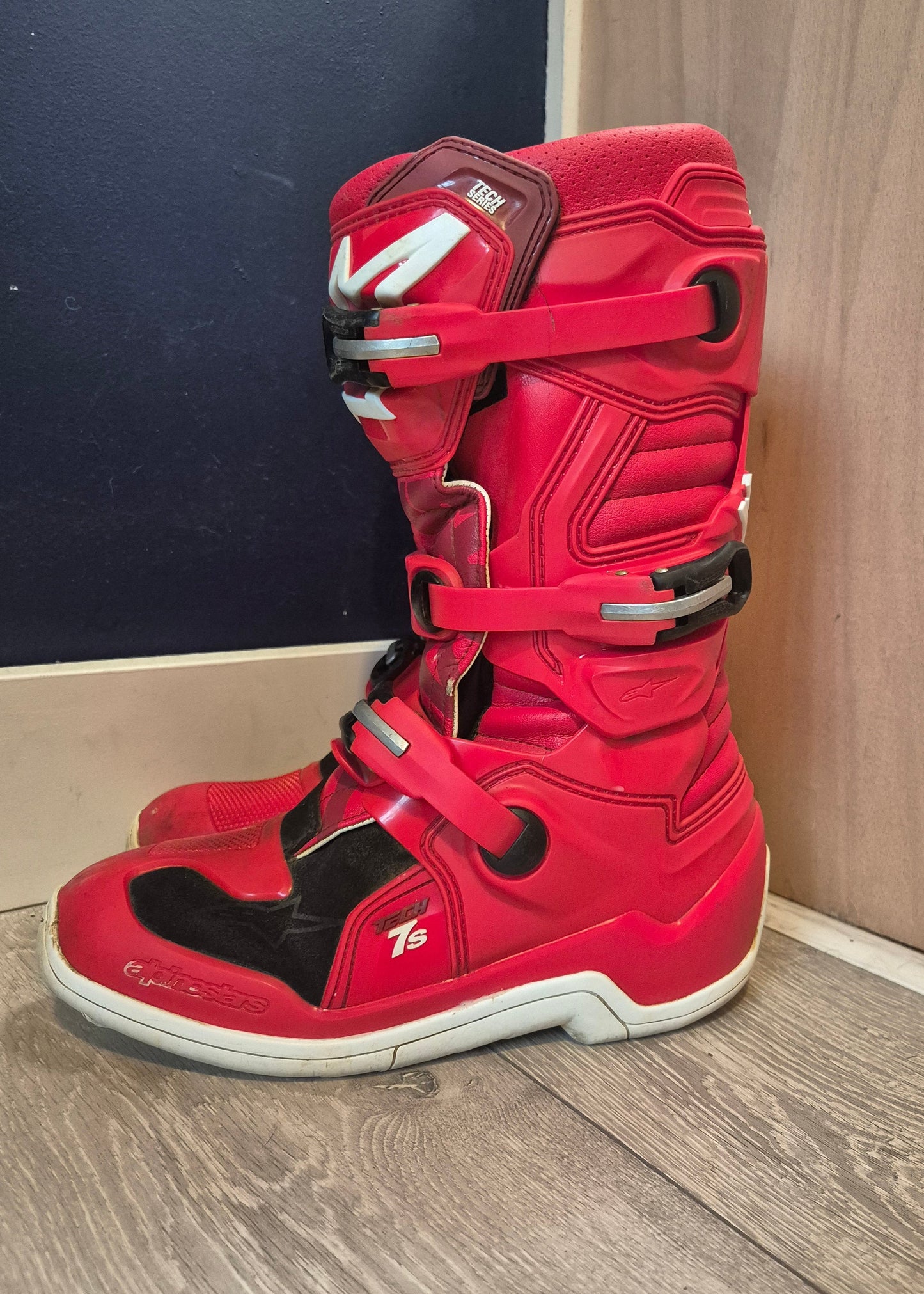 Alpinestars Tech7s - Red/Red - UK8