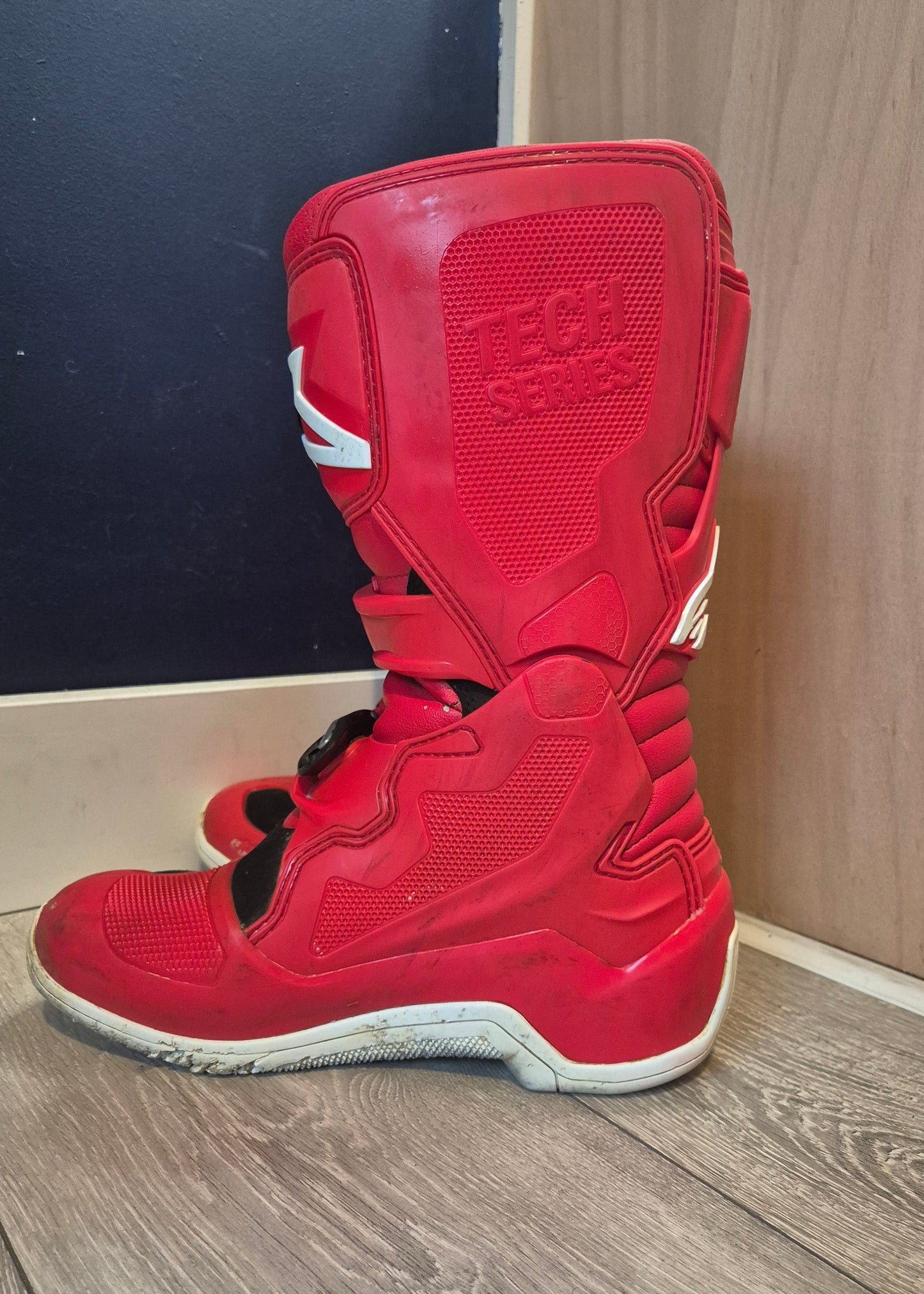 Alpinestars Tech7s - Red/Red - UK8