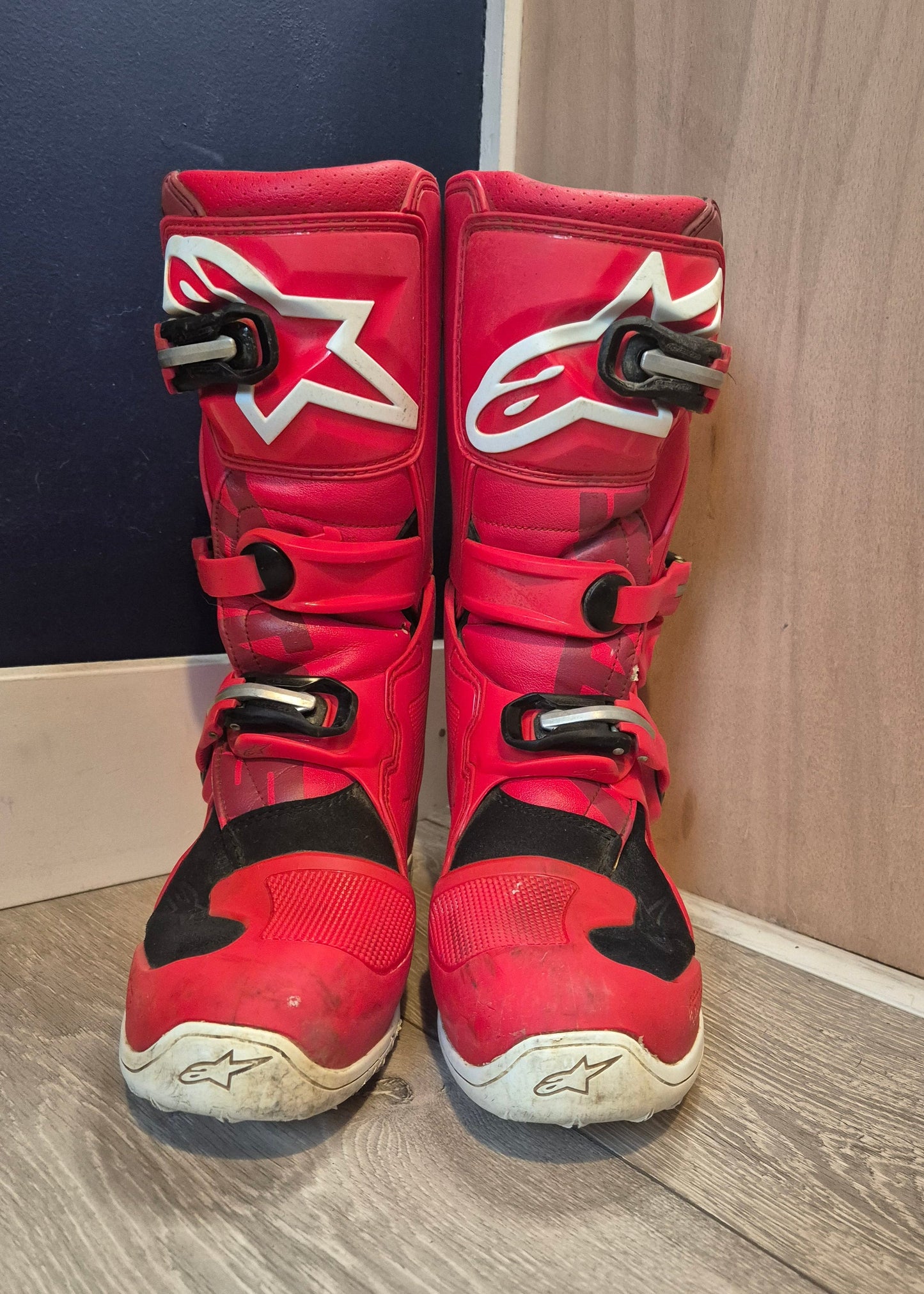 Alpinestars Tech7s - Red/Red - UK8