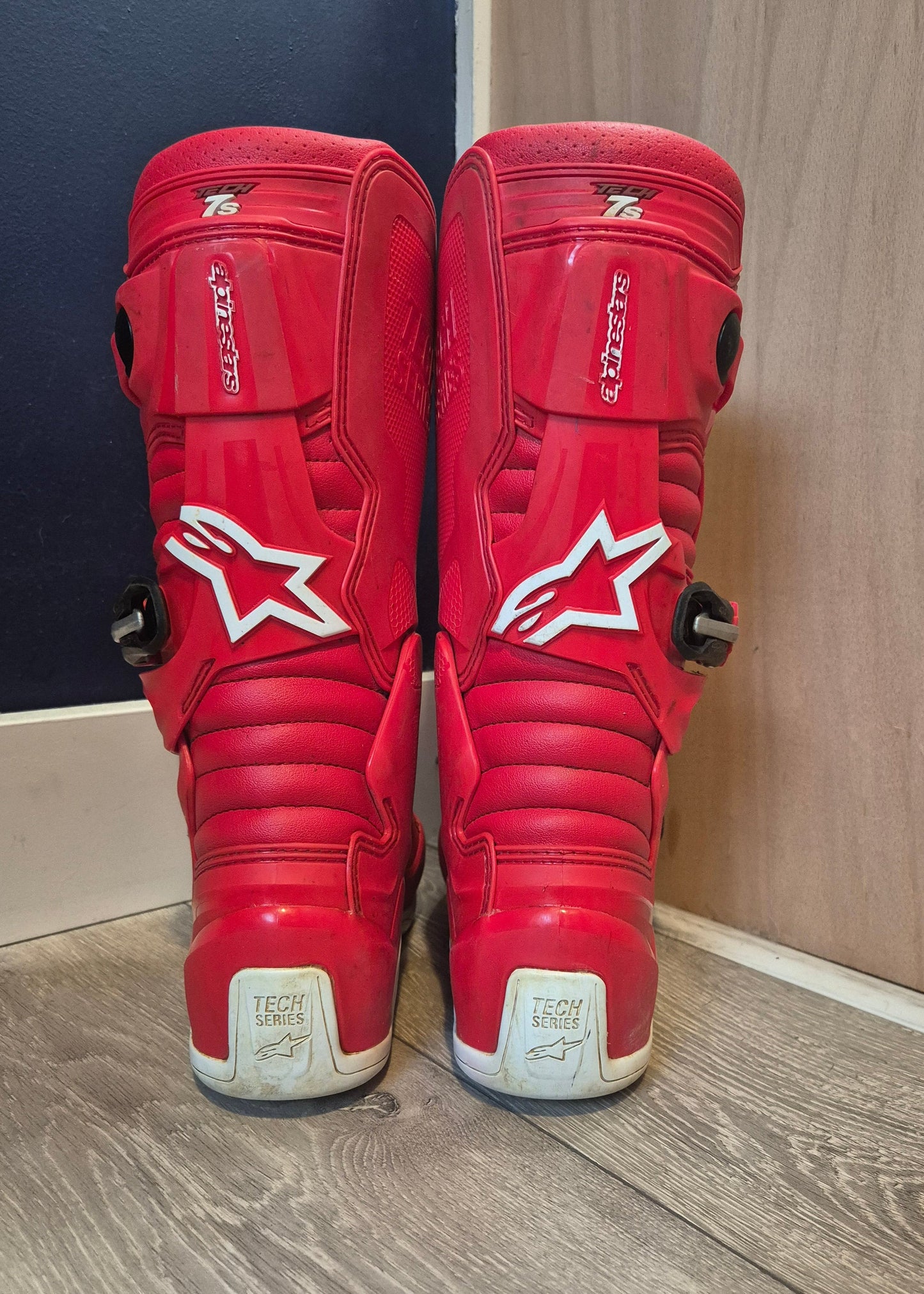 Alpinestars Tech7s - Red/Red - UK8