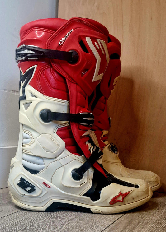 Alpinestars Tech 10 - White/Red - UK10