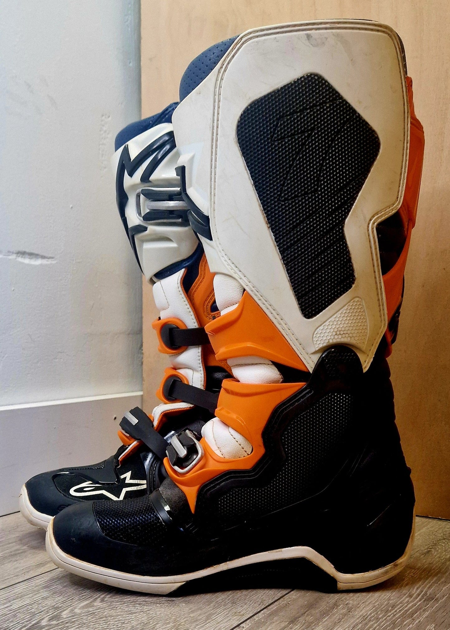 Alpinestars Tech7 - White/Orange/Black - UK8