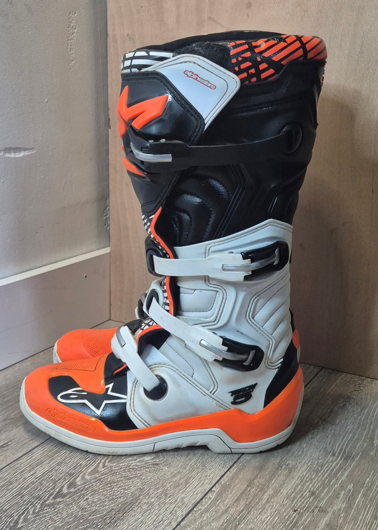 Alpinestars Tech 5 - White/Black/Orange - UK9