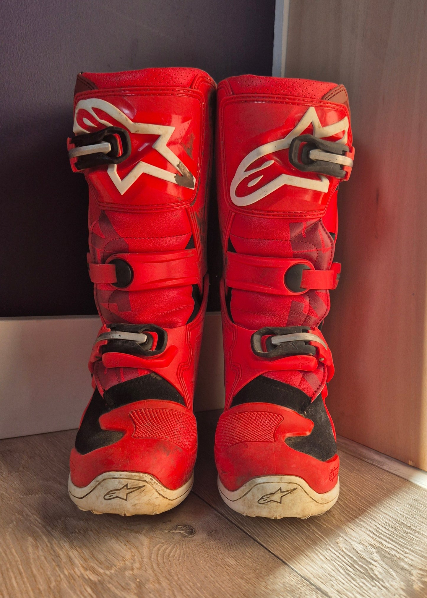 Alpinestars Tech7s - Red/Red - UK5