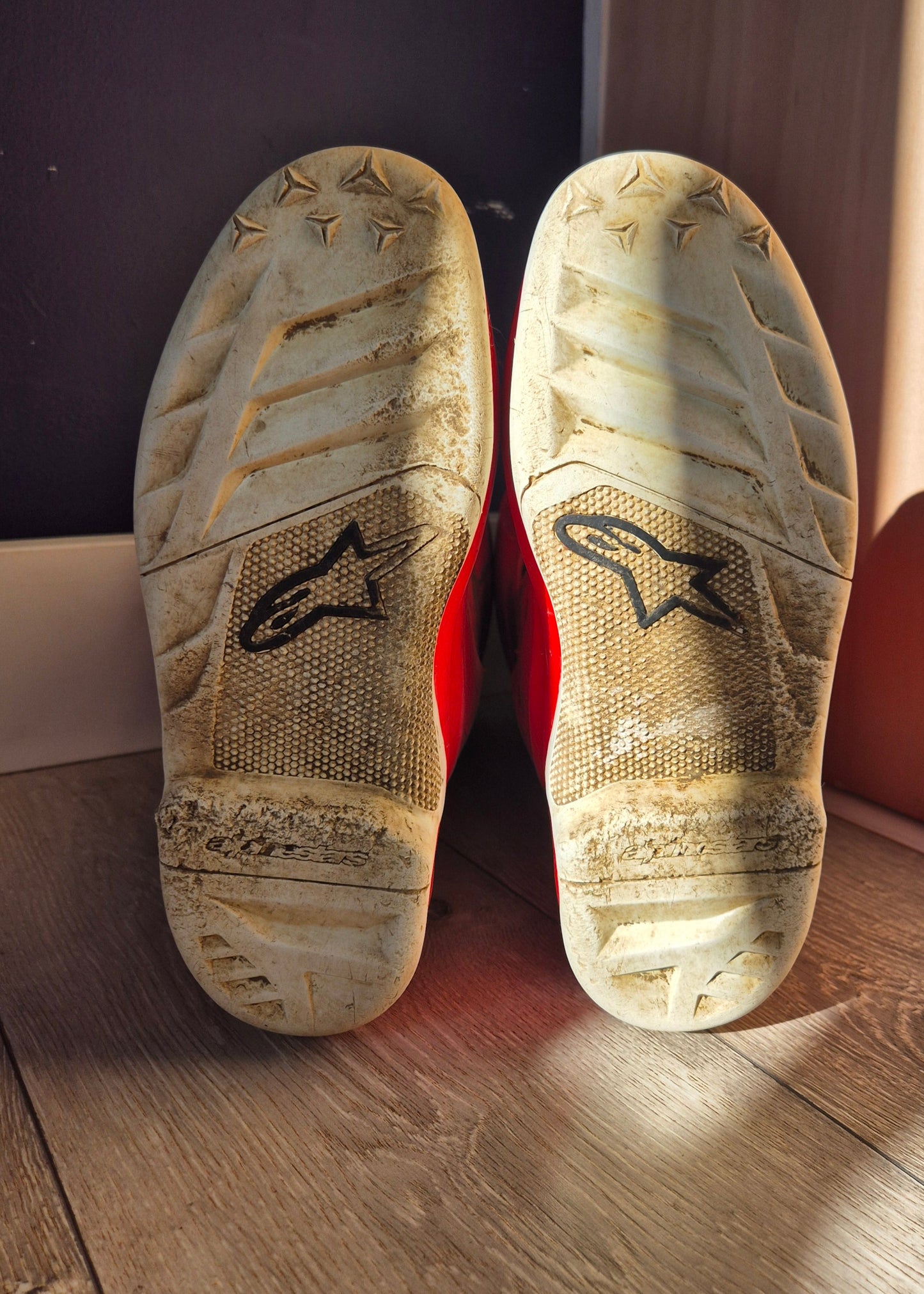 Alpinestars Tech7s - Red/Red - UK5