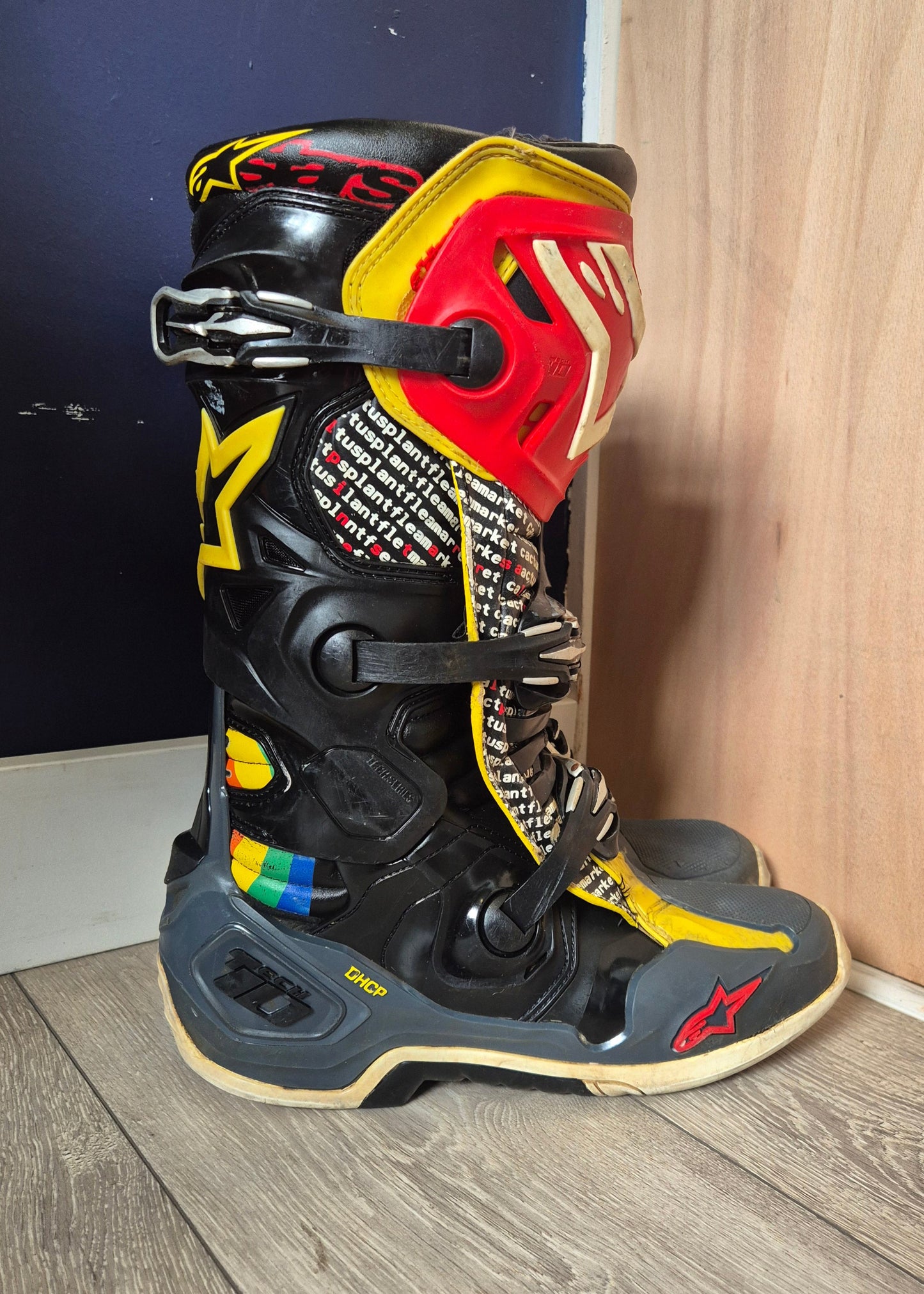 Alpinestars Tech 10 - Black/Yellow/Red - UK10