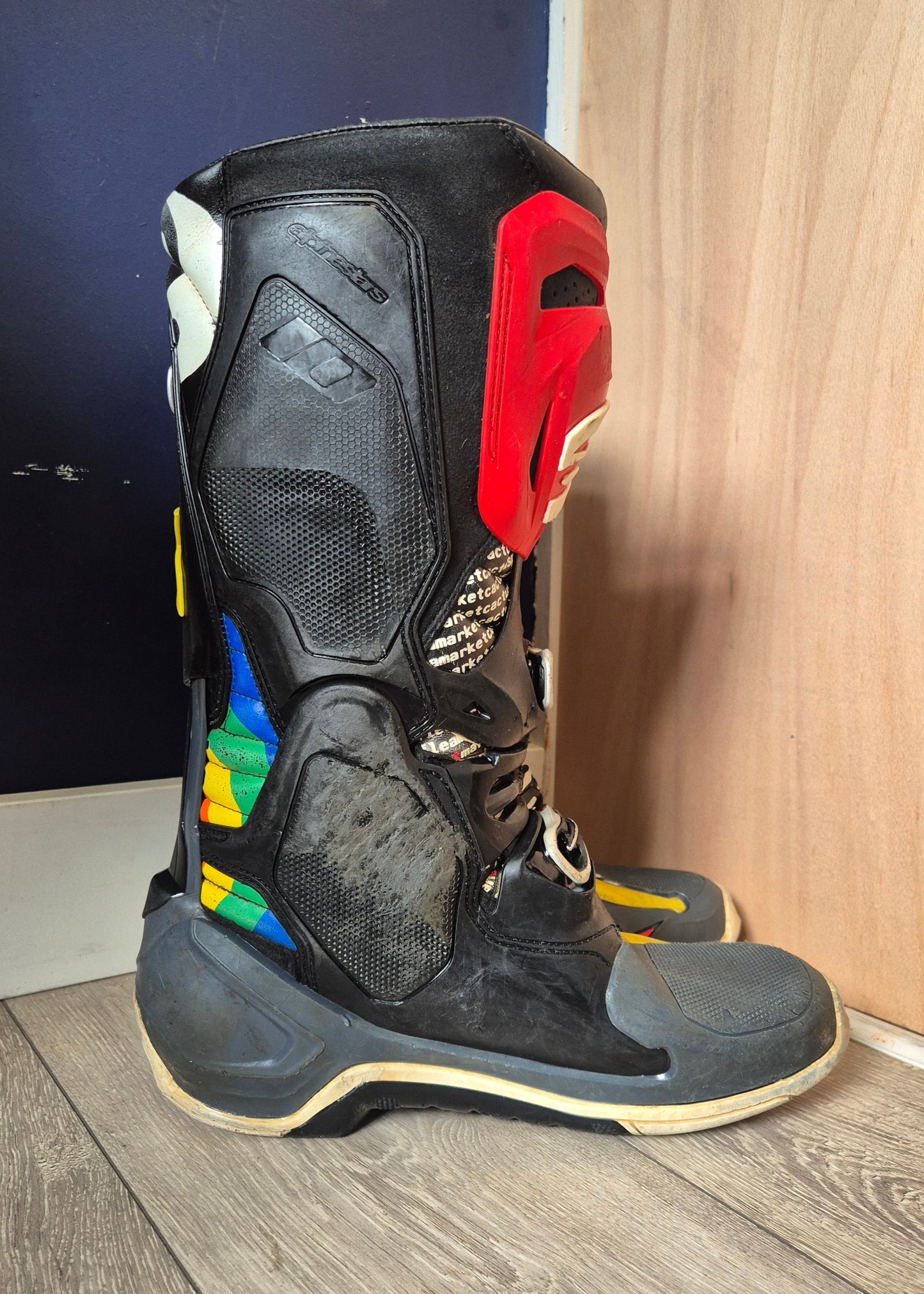 Alpinestars Tech 10 - Black/Yellow/Red - UK10