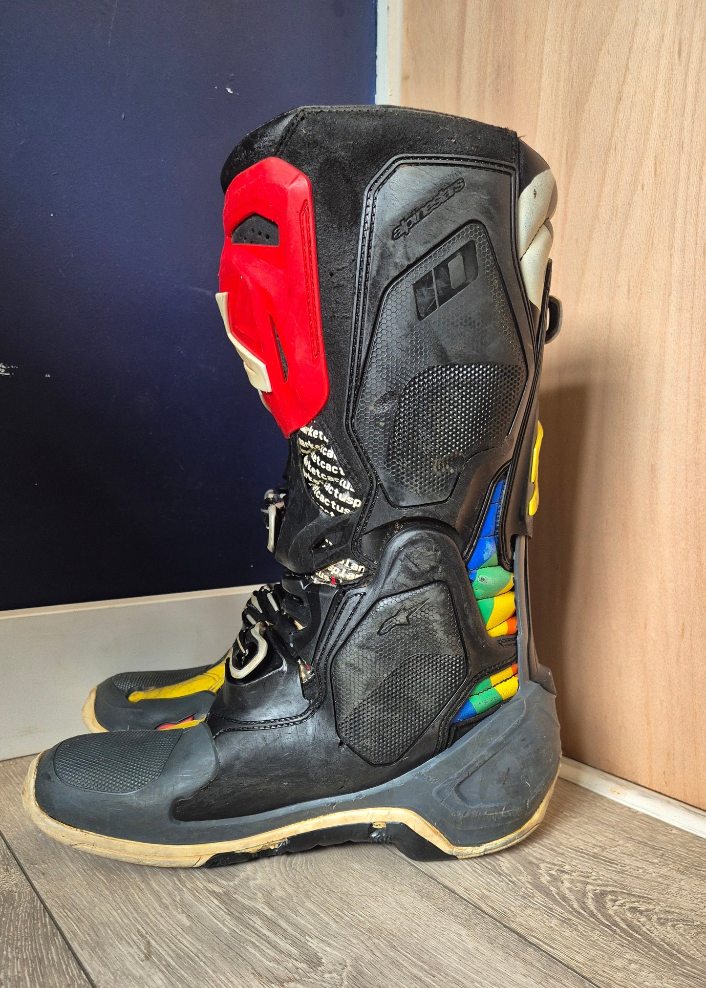 Alpinestars Tech 10 - Black/Yellow/Red - UK10