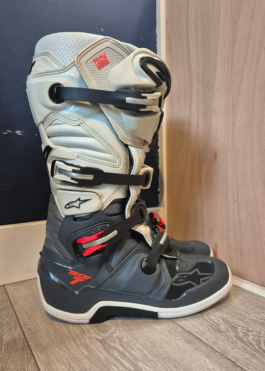 Alpinestars Tech7 - Grey/White UK10