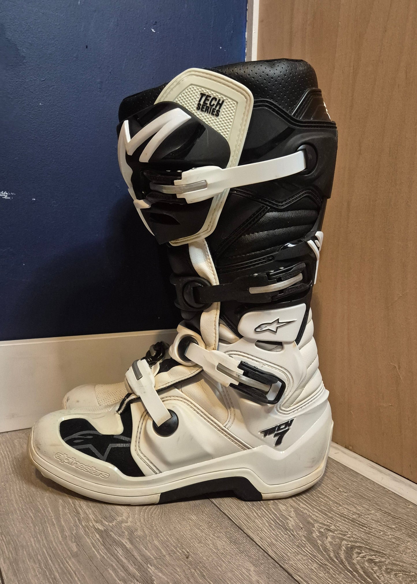 Alpinestars Tech7 - Black/White - UK10