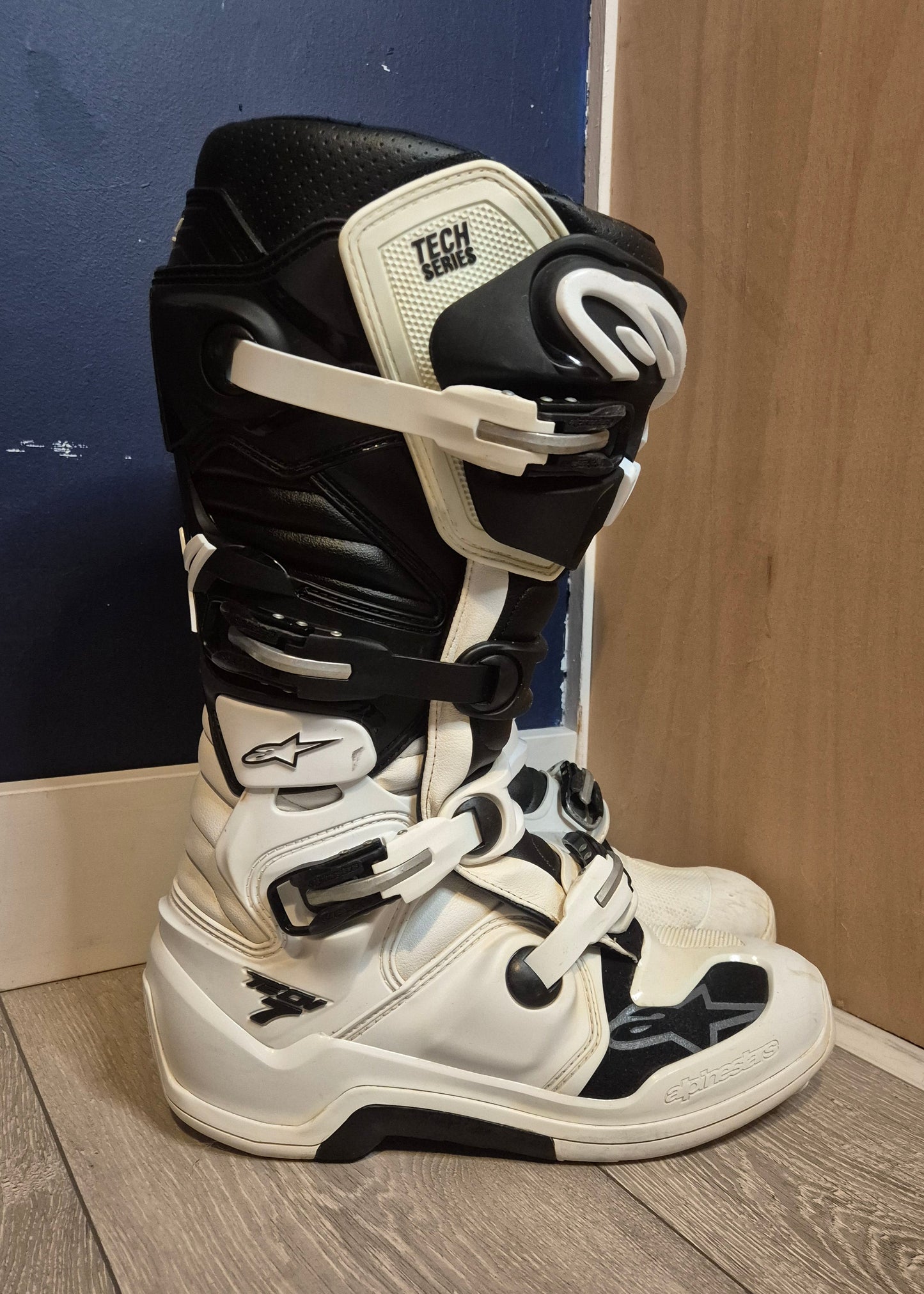 Alpinestars Tech7 - Black/White - UK10